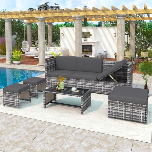 Rattan garden furniture - furniture, 6