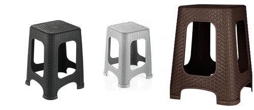 Rattan step stool - rattan,