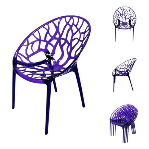 Purple acrylic stacking - purple,