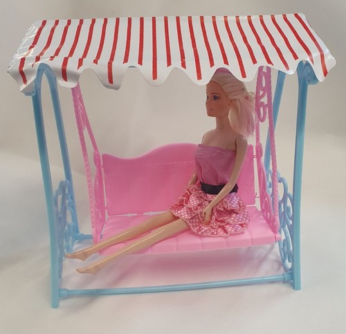 Plastic pink blue garden - 1x,