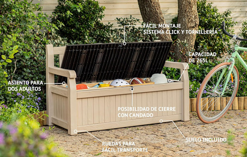 Eden bench 265l outdoor - eden,