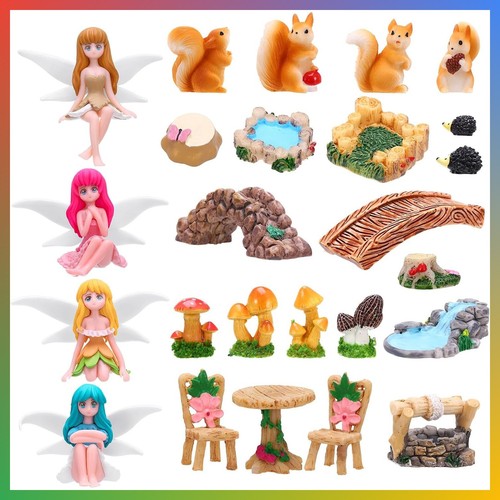 25pcs miniature fairy garden - 25pcs,