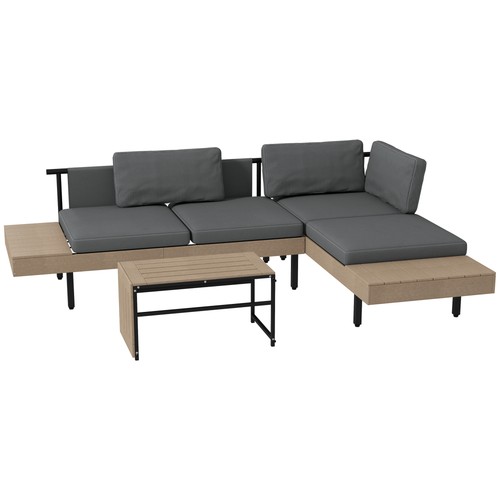 Outsunny hdpe garden furniture - hdpe,