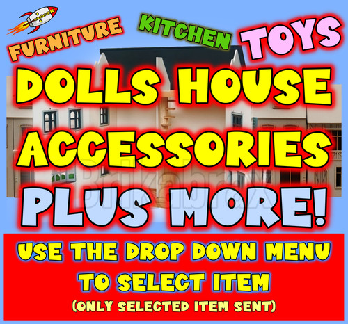 Dolls house accessories - house,