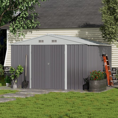 Garden metal room tool shed - metal,