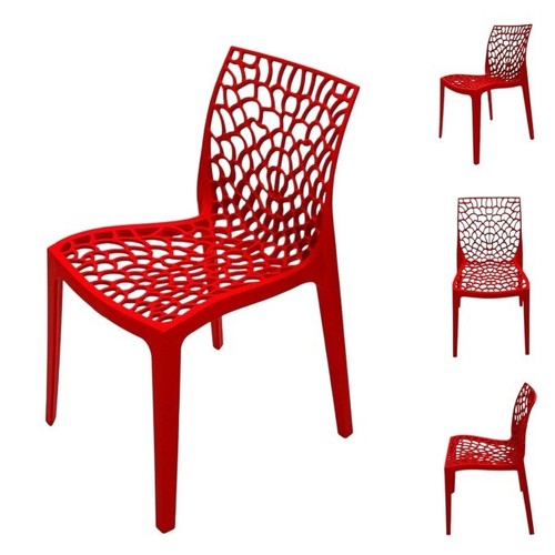 Red plastic stacking - plastic,