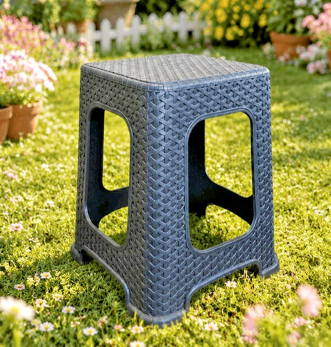 Large rattan garden - garden, stool